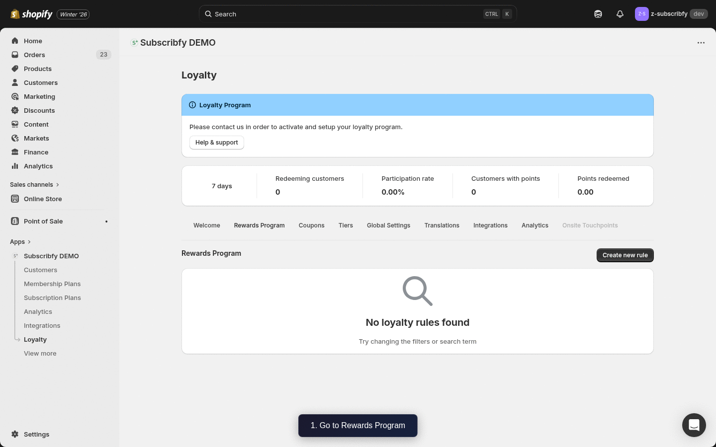 How to create a Referral rule